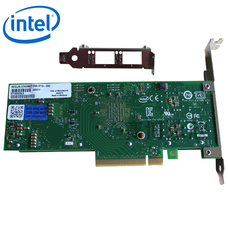英特尔Intel以太网聚合网络适配器 X710-DA2
